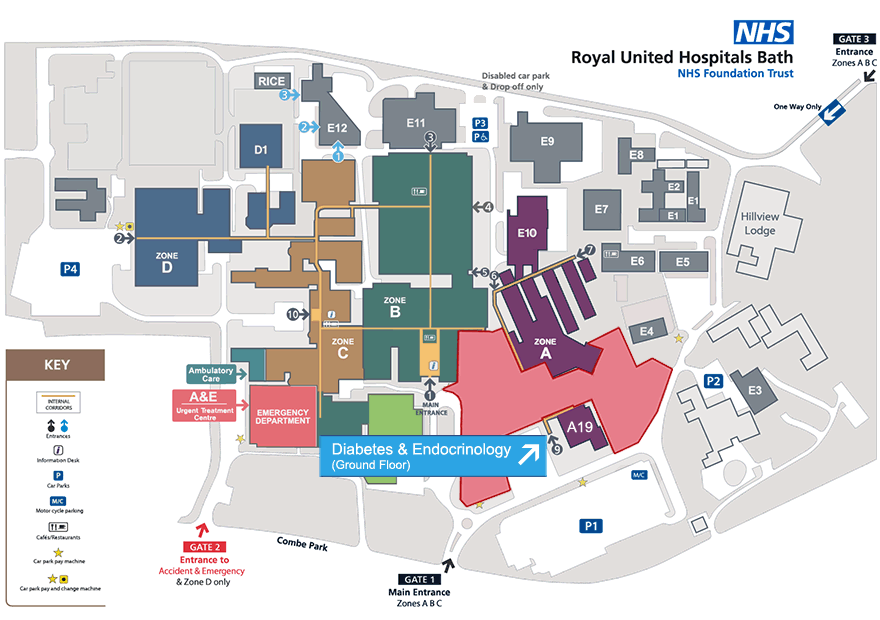 Royal United Hospitals Bath | Maps