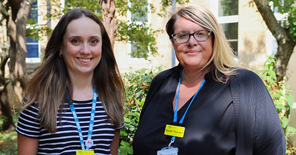 The two members of the Learning Disabilities Team, Emily Luckett and Sarah Thornell