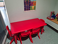 table and chairs for childrens area