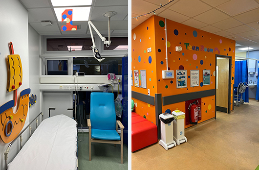New interiors of the Children's Emergency Department
