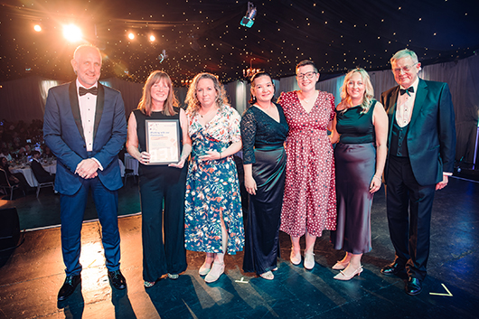 The Systemic Anti-Cancer Treatment Clinic Team, winners of the Working with Our Community Award