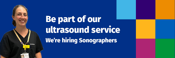 Be part of our ultrasound service. We're hiring sonographers