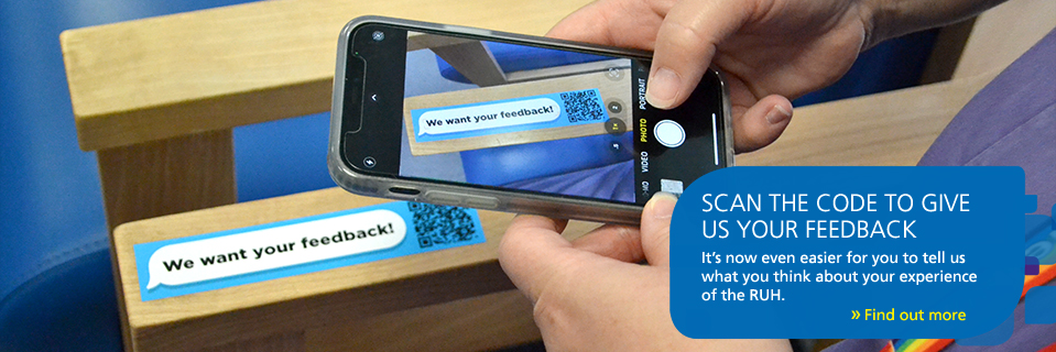 QR codes are now available for you to give us your feedback