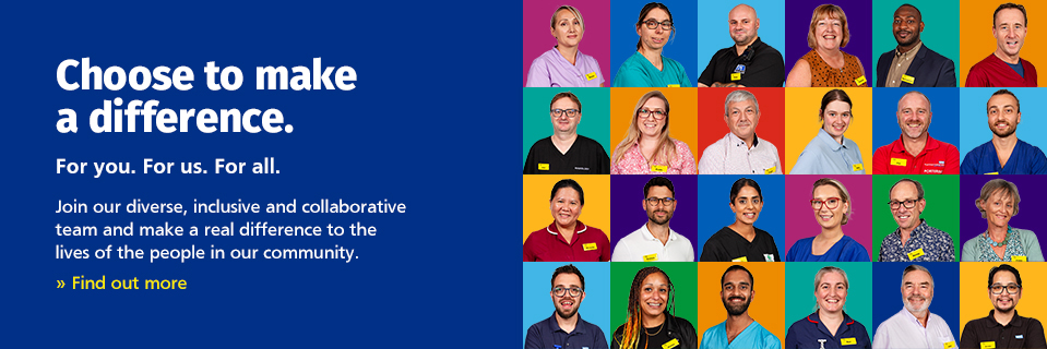 Choose to make a difference.  Join our diverse, inclusive and collaborative team - click to find out more