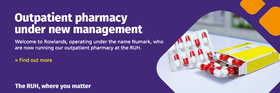 RUH Outpatient pharmacy under new management - click to read more