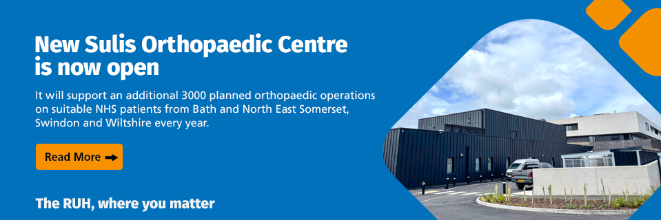 New Sulis Orthopaedic Centre is now open - click to find out more