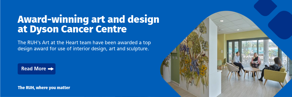 Art winning design at Dyson Cancer Centre - click to find out more