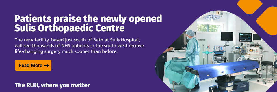 Patients praise the newly opened Sulis Orthopaedic Centre - click to find out more