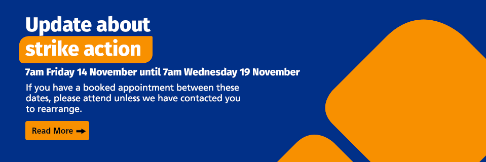 Update about strike action - Friday 14 November until Wednesday 19 November