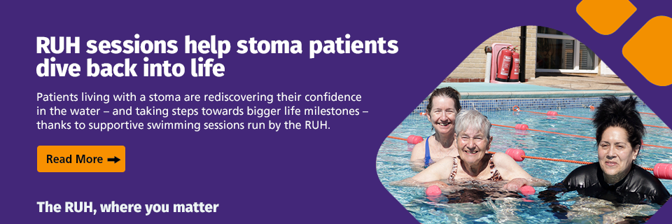 RUH sessions help stoma patients dive back into life - click to read more