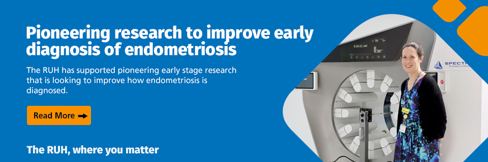 Pioneering research to improve early diagnosis of endometriosis - click to read more