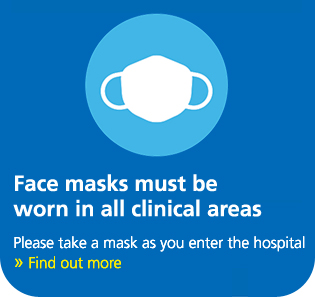 Face masks must be worn in all clinical areas