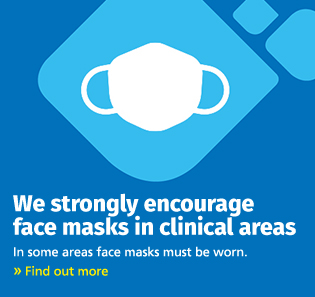 We strongly encourage face masks in clinical areas